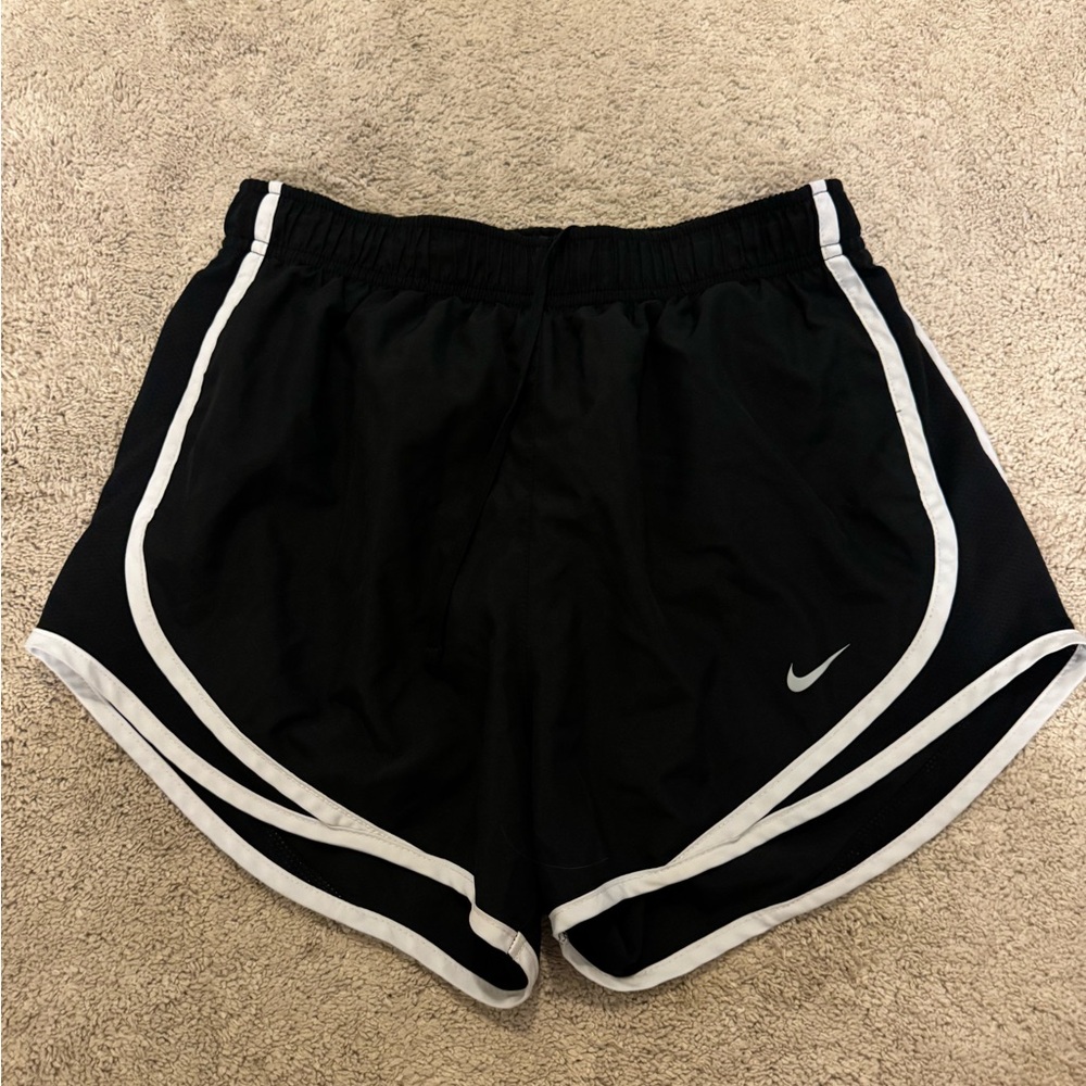 Nike Black Shorts with White Accents